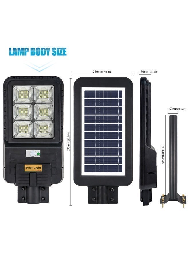 jindian 300W solar-powered outdoor floodlight with motion sensor and remote control, IP67 waterproof, safe lighting from dusk to dawn, suitable for patios, driveways, and gardens - Image 2